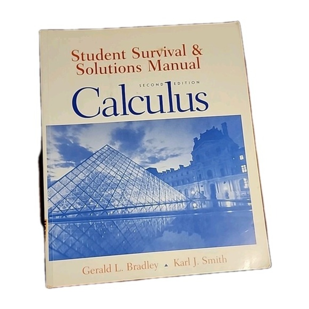 Student Survival and Solutions Manual Calculus Second Edition Paperback Textbook